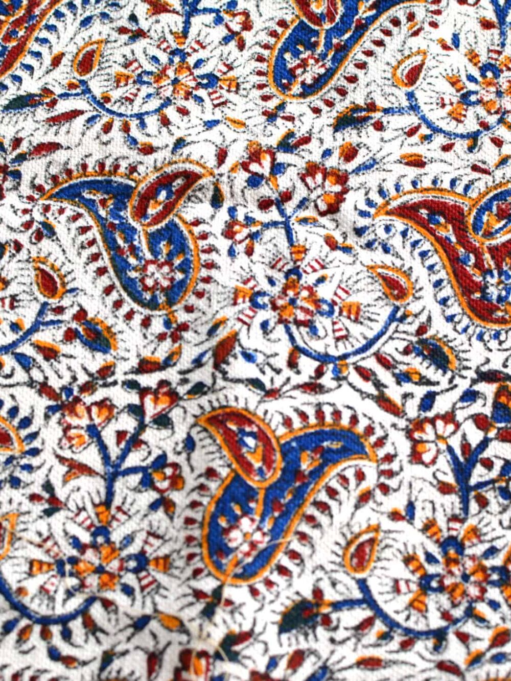 Hand-block Print (Ghalamkar) Cotton Tote Bag