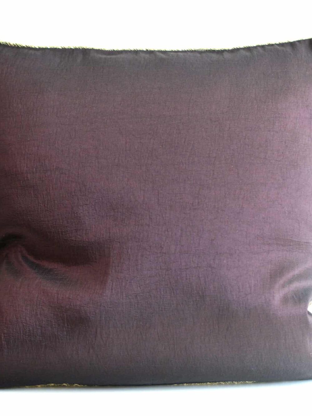 Cream And Blue Termeh (Persian Fabric) Cushion Cover