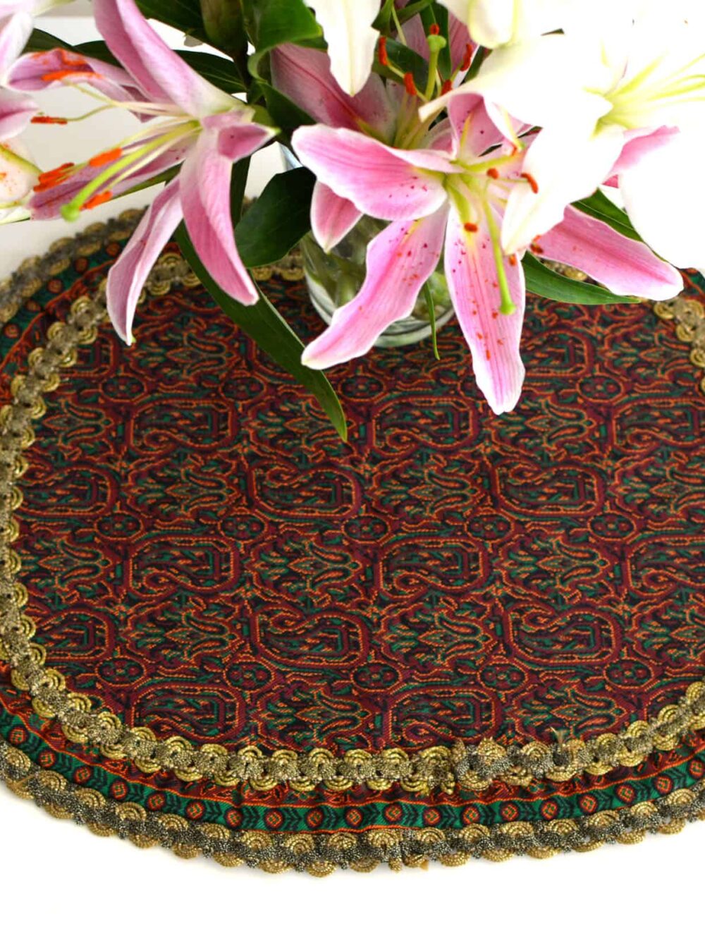 Unique Oval Termeh Tablecloth