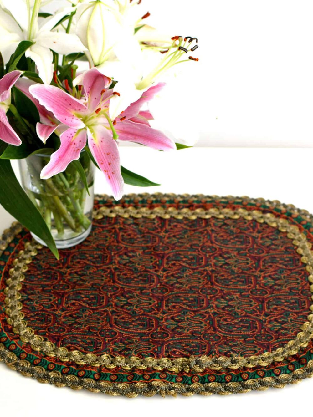 Unique Oval Termeh Tablecloth