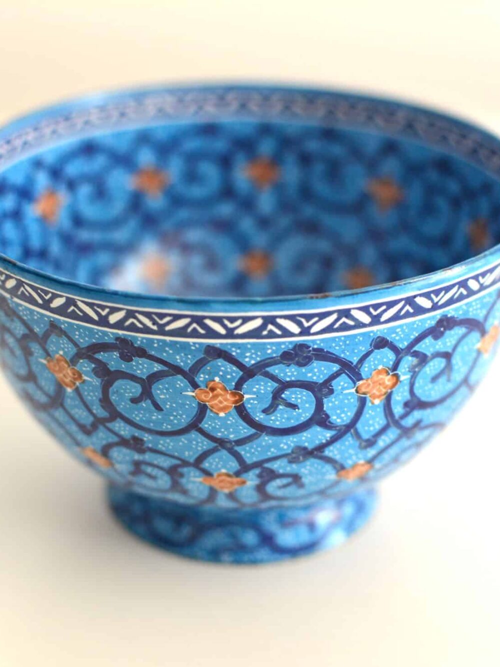 High Quality Small Bowl, Persian Enamelled (MinaKari) Hand painted Artwork, Best Persian Handmade Gift, Enamelled Copper Bowl.