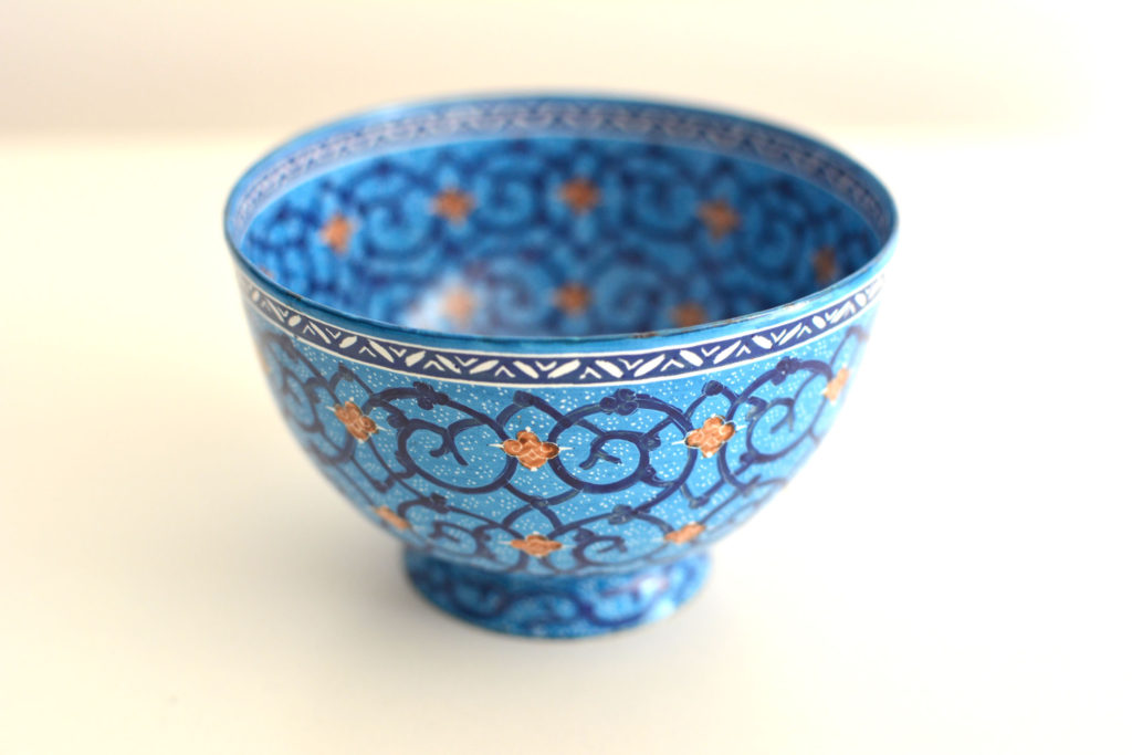 High Quality Small Bowl, Persian Enamelled (MinaKari) Hand painted Artwork, Best Persian Handmade Gift, Enamelled Copper Bowl.