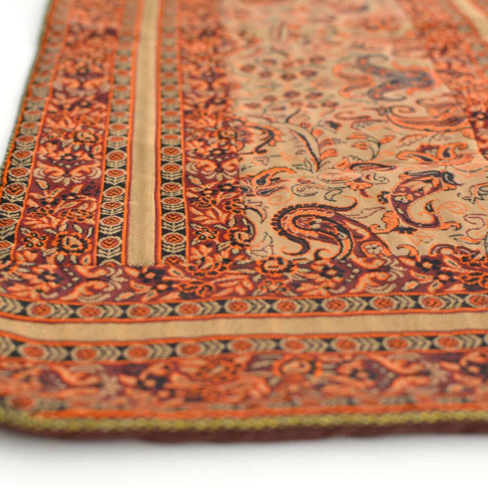 orange and cream Termeh runner