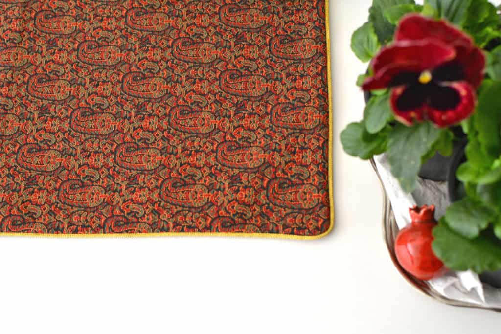 Brown Termeh Runner Tablecloth