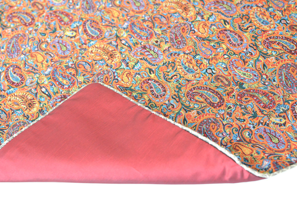 orange square Termeh tablecloth