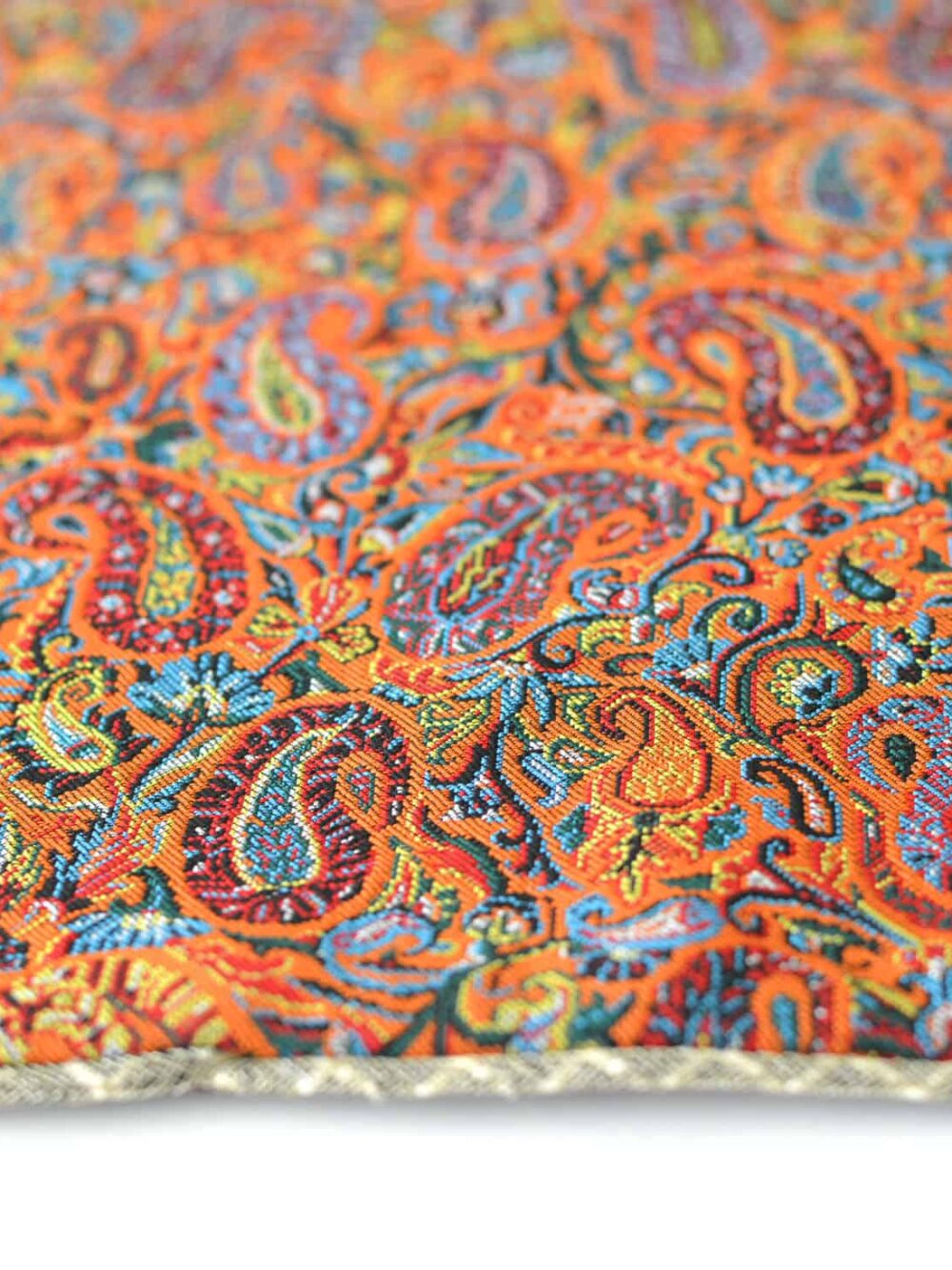orange square Termeh tablecloth