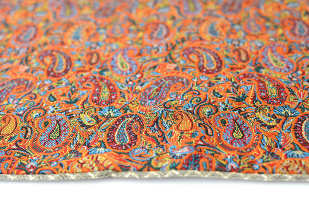 orange square Termeh tablecloth
