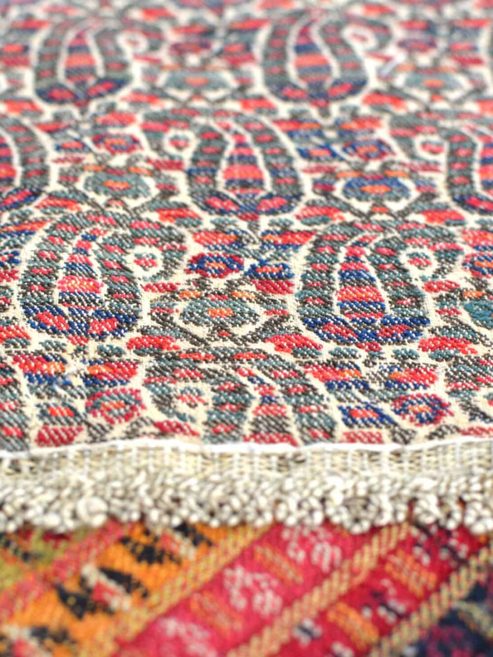 Vintage Termeh (Persian Fabric) Tablecloth from 1800s