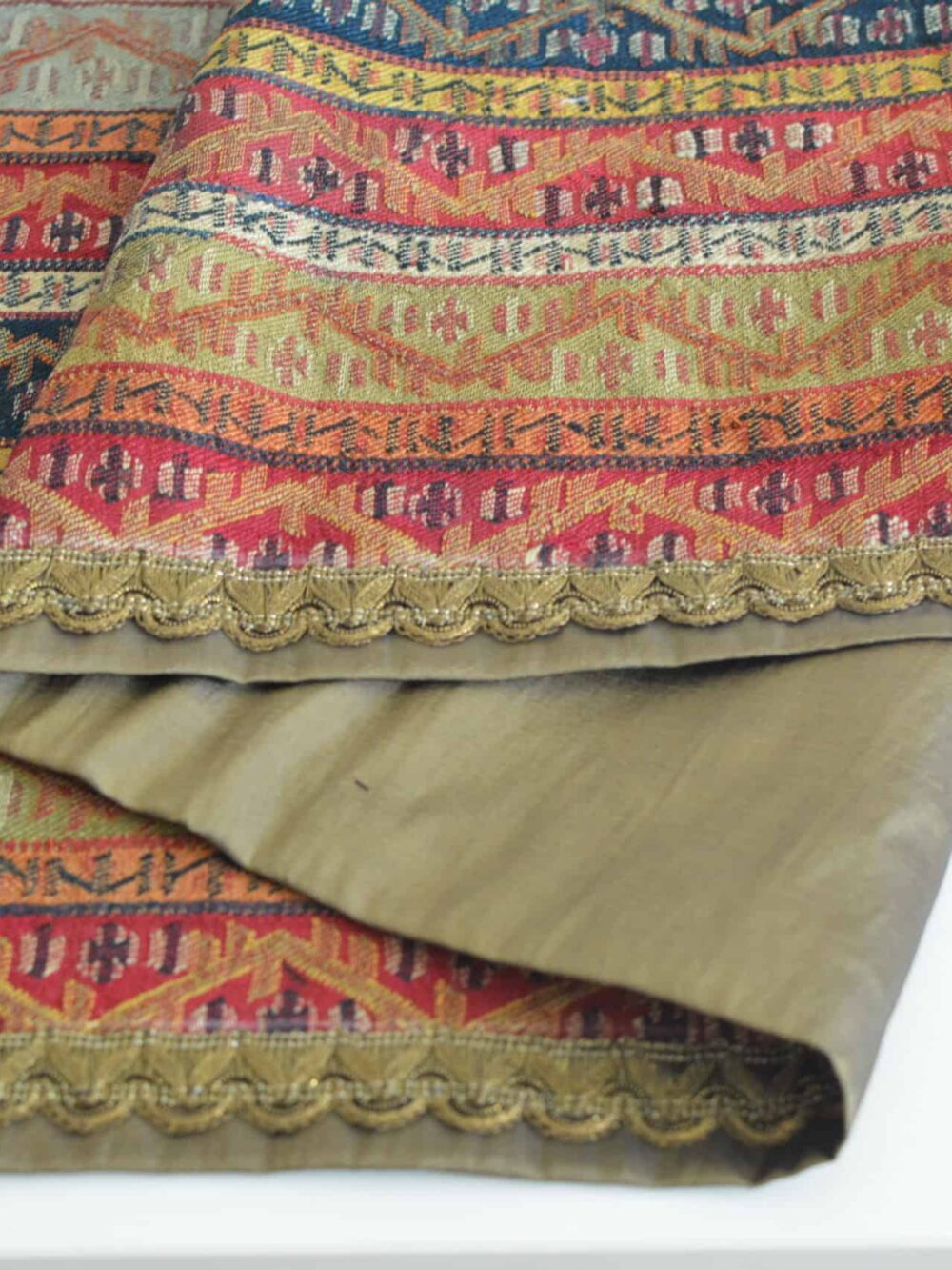 Vintage Termeh (Persian Fabric) Runner from the 1800s
