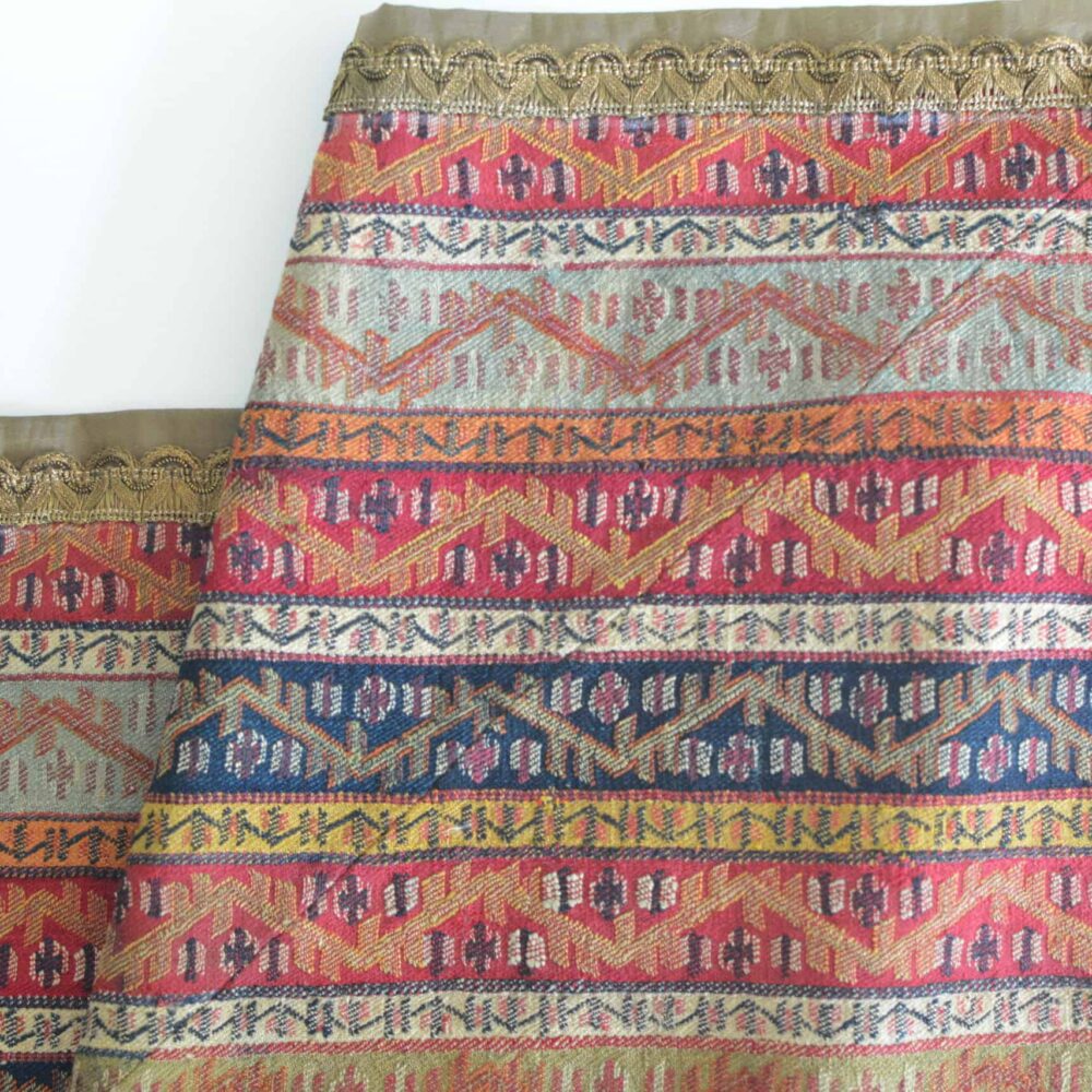 Vintage Termeh (Persian Fabric) Runner from the 1800s