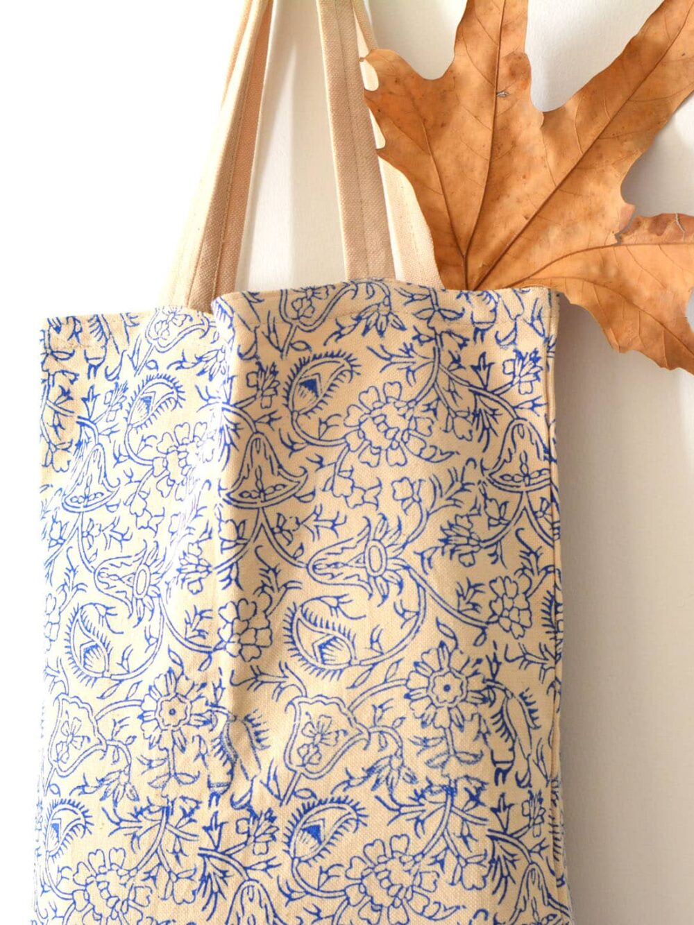 Hand-block Print Cotton Bag