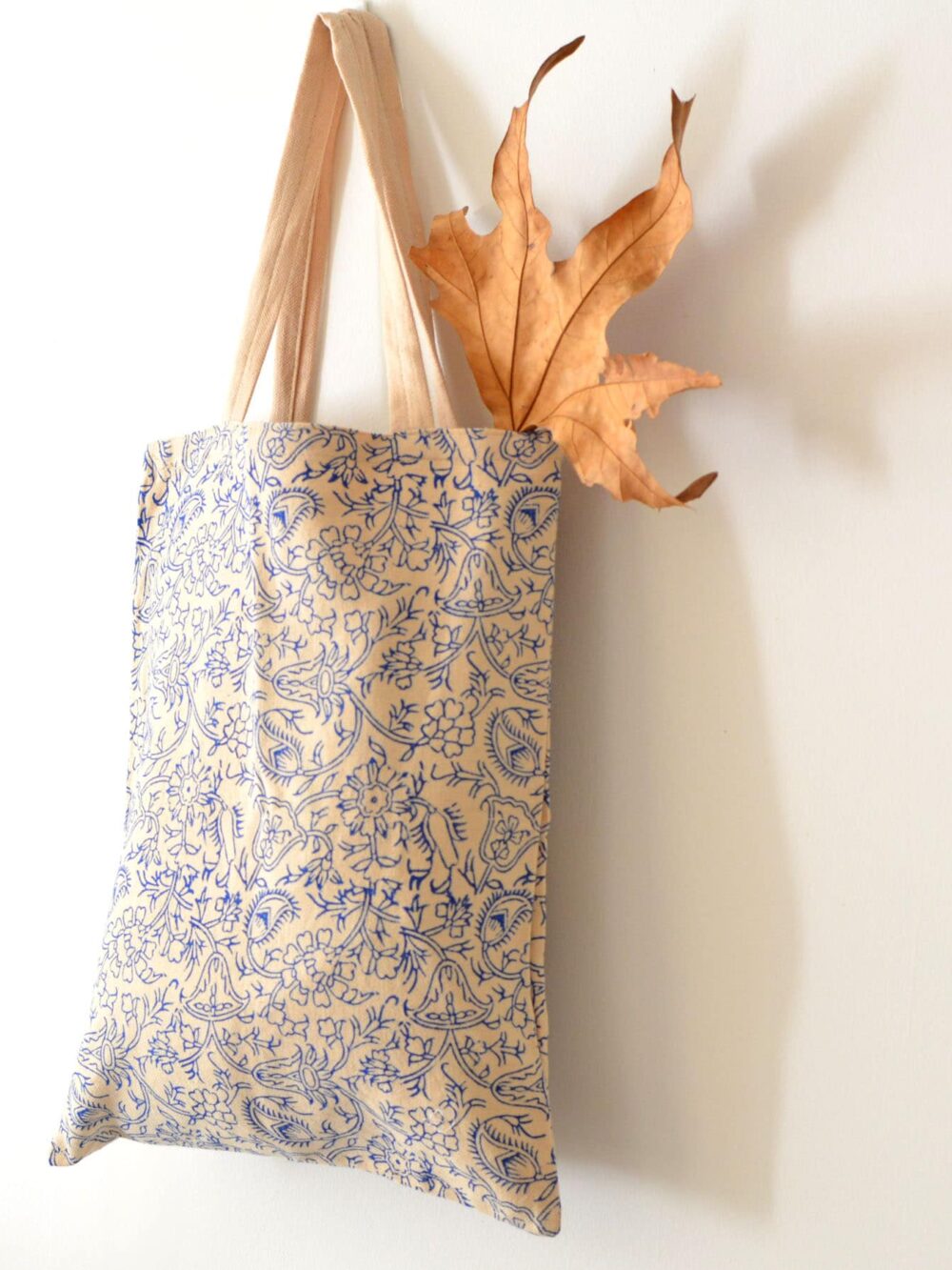Hand-block Print Cotton Bag