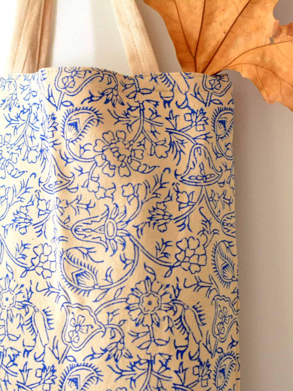 Hand-block Print Cotton Bag