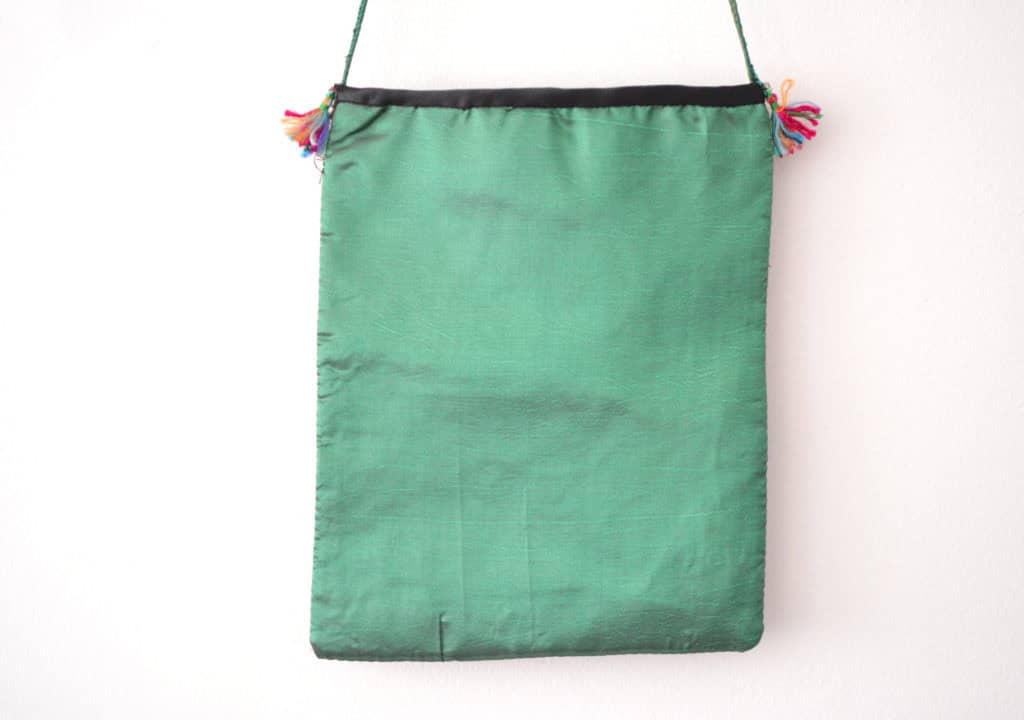 Early 1960s Vintage Hand-Embroidered Bag