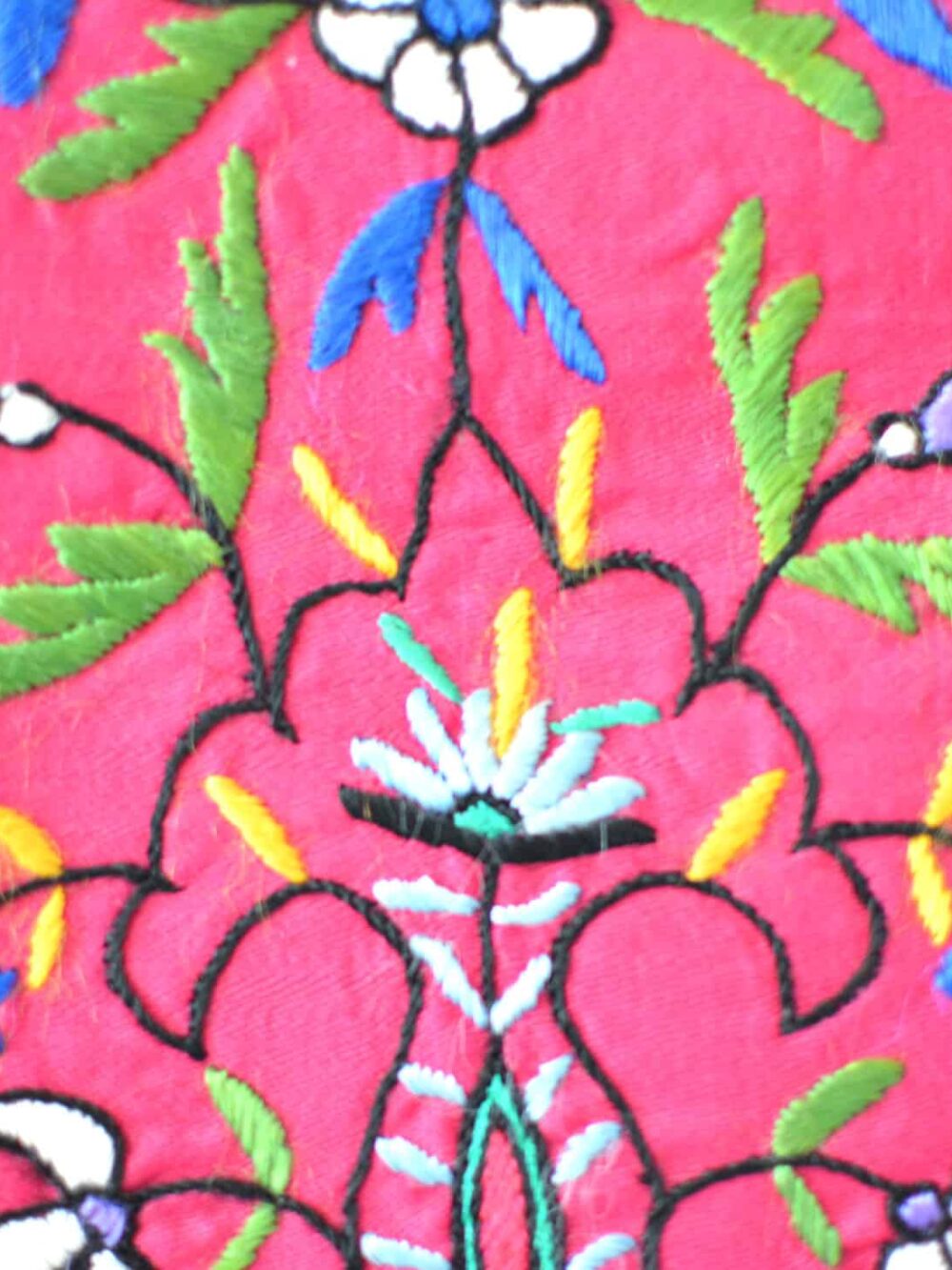 Early 1960s Vintage Hand-Embroidered Bag