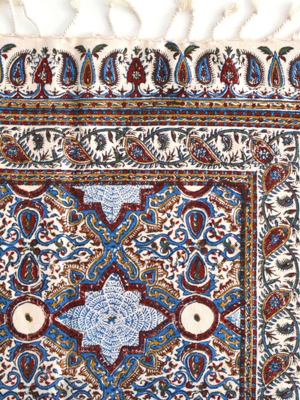 Hand Blocked Print (Ghalamkar) Tablecloth