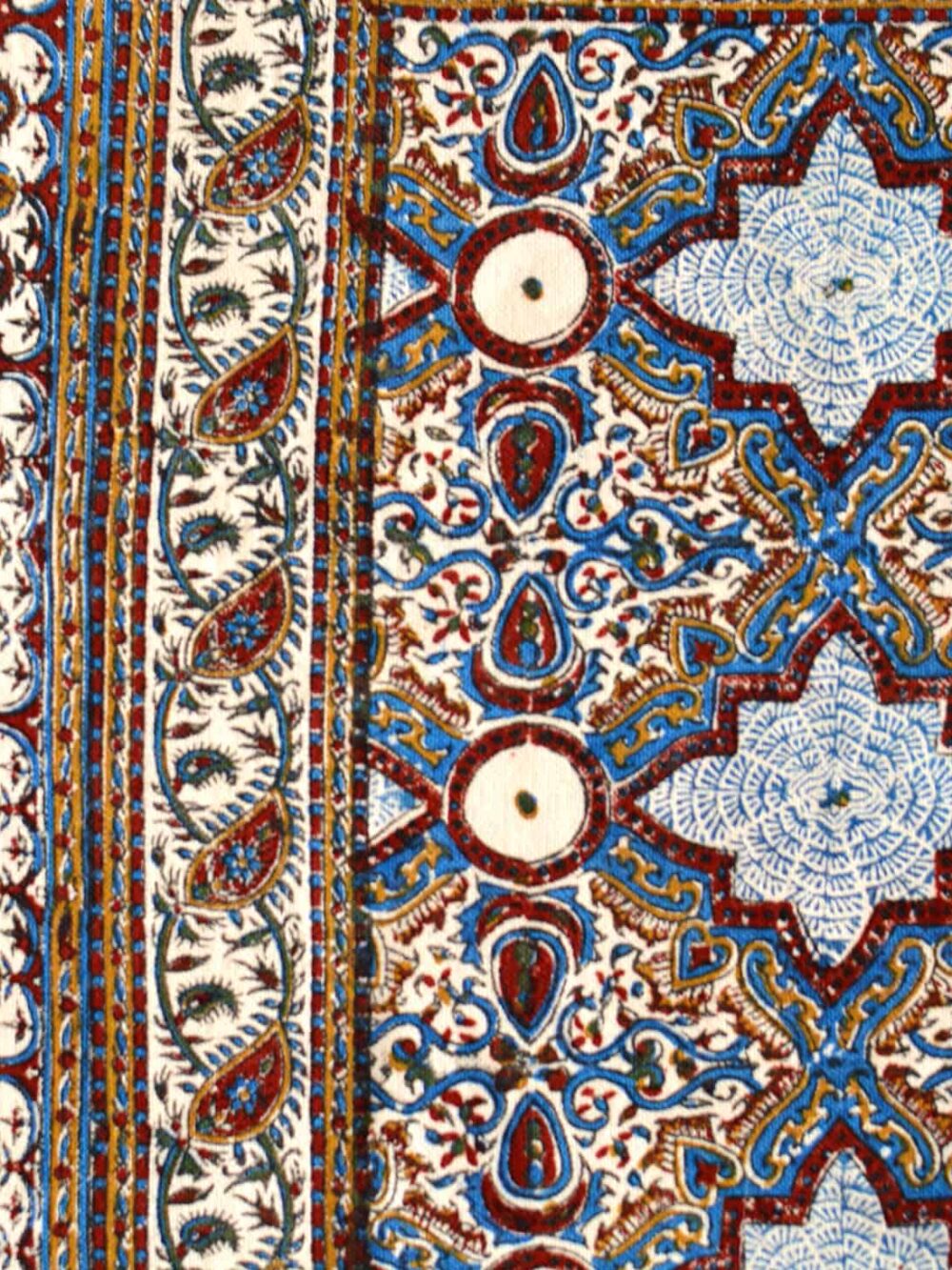 Hand Blocked Print (Ghalamkar) Tablecloth