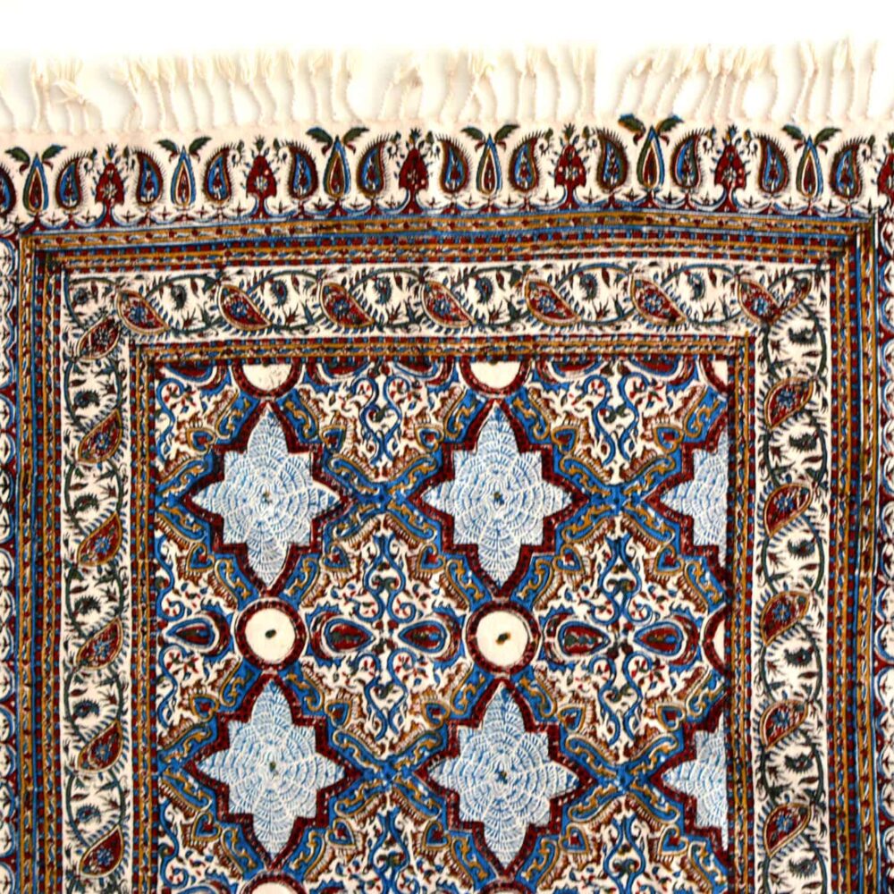 Hand Blocked Print (Ghalamkar) Tablecloth