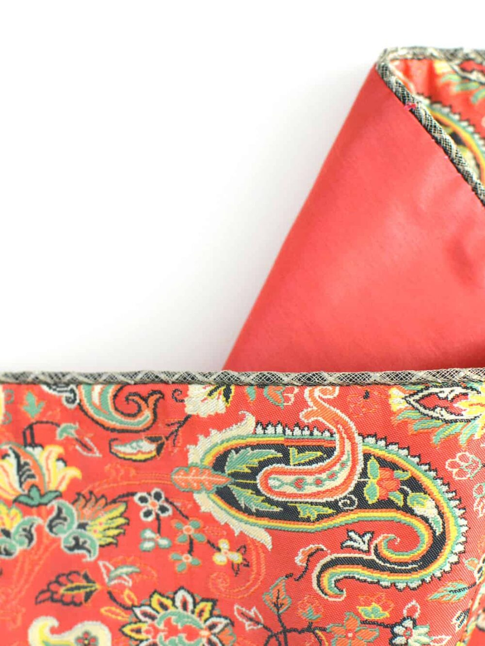 bright red runner tablecloth
