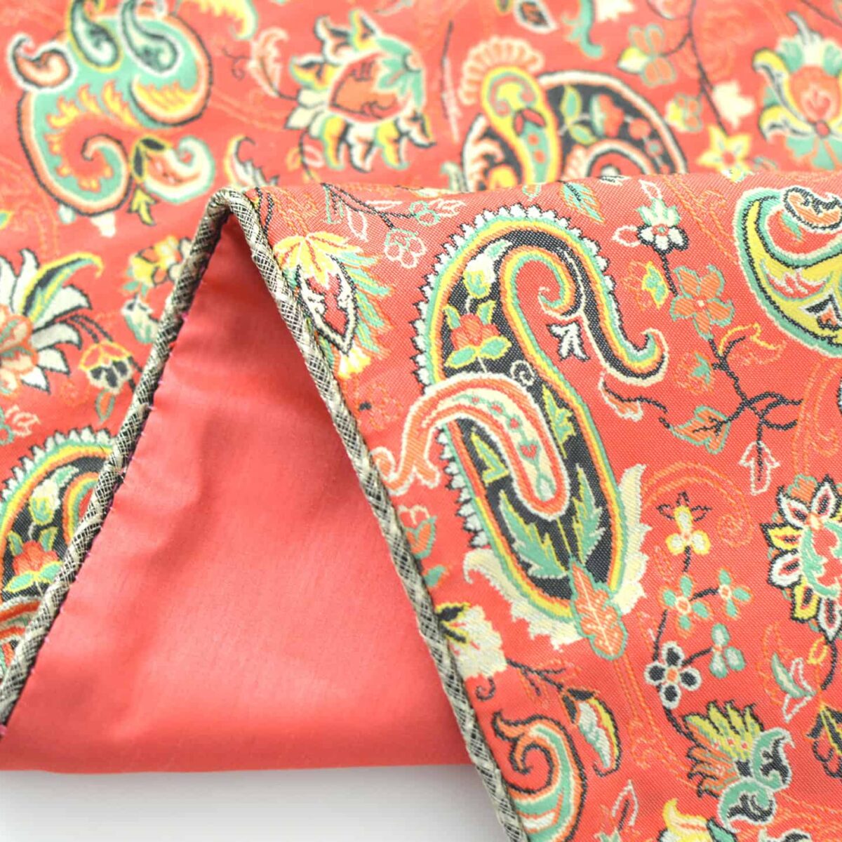 bright red runner tablecloth