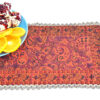 Red Termeh (Persian Fabric) Tablecloth With Edges