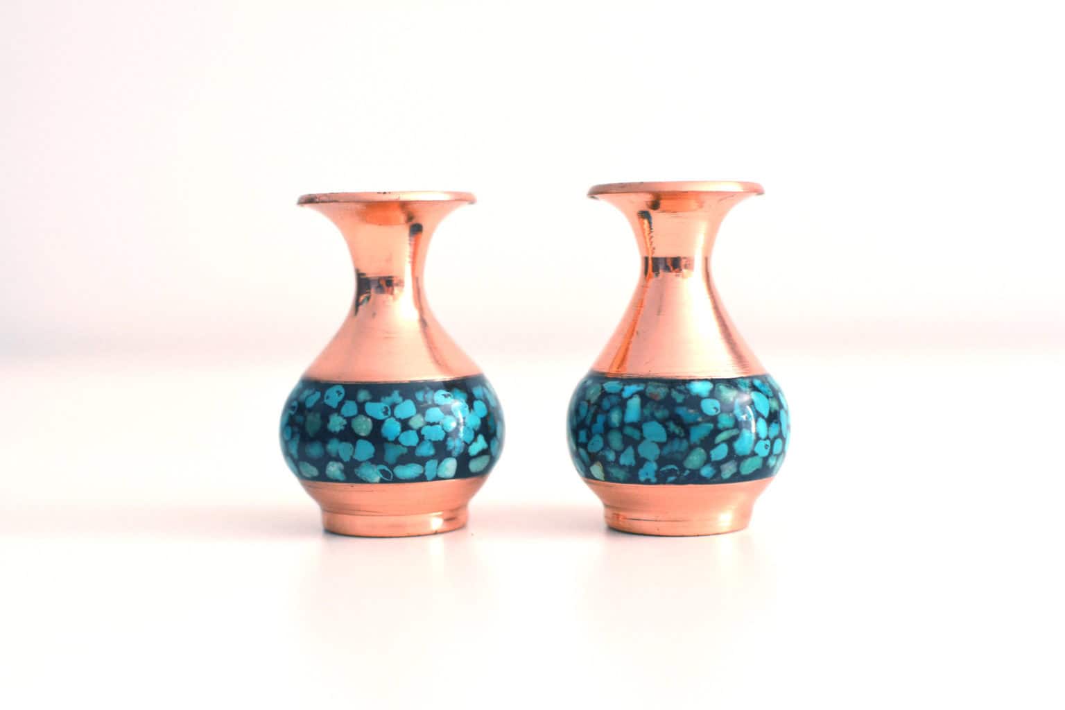Set of 2 Decorative Vases Azar Bazaar Art & Craft Shop