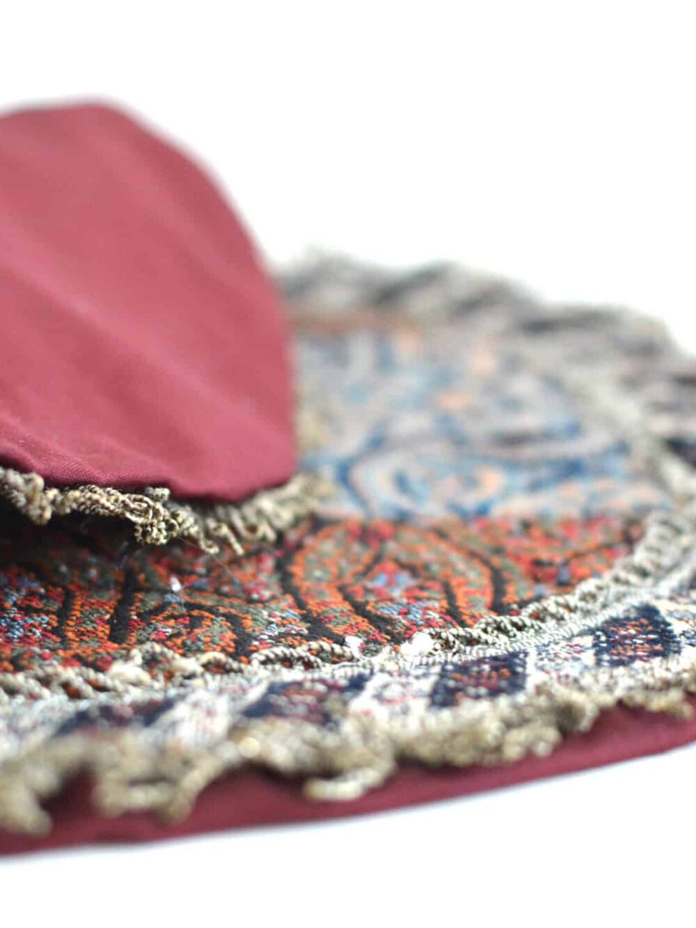 Vintage Oval Tablecloth from 1800s