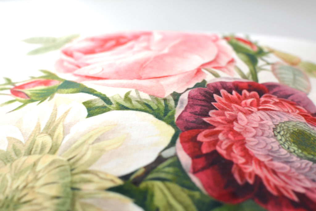 Velvet Rose Bouquet Cushion Cover