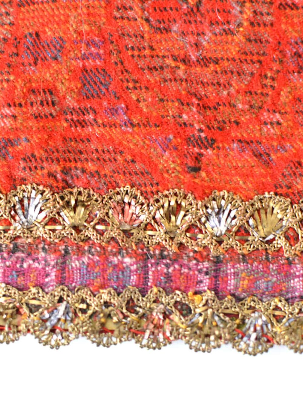 Vintage Red Tablecloth from 1800s