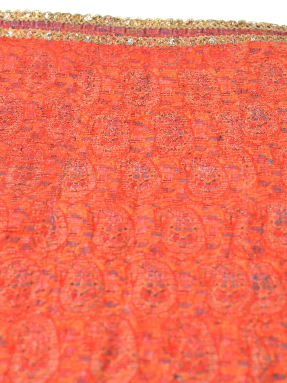 Vintage Red Tablecloth from 1800s