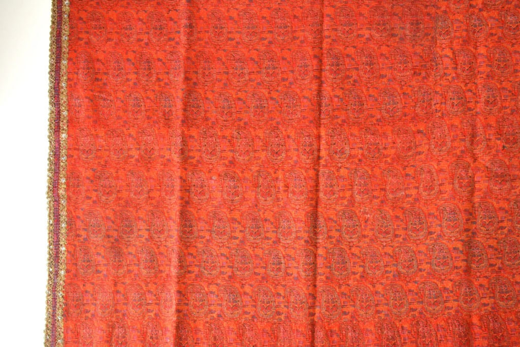 Vintage Red Tablecloth from 1800s