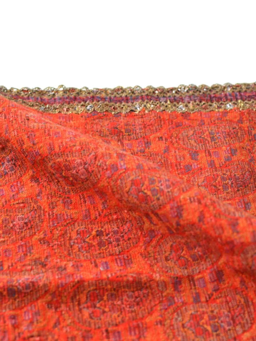 Vintage Red Tablecloth from 1800s