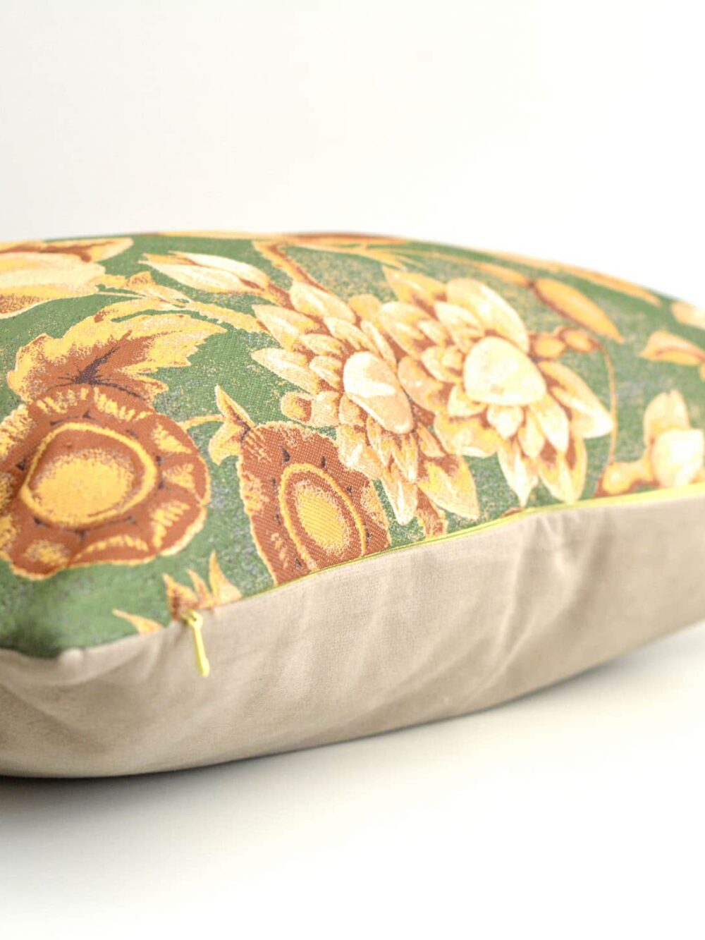 Tapestry and Velvet Fabric Cushion Cover