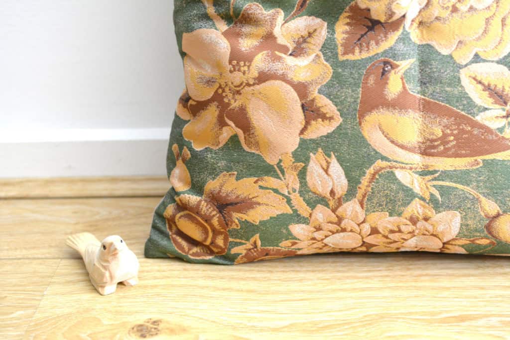 Tapestry and Velvet Fabric Cushion Cover