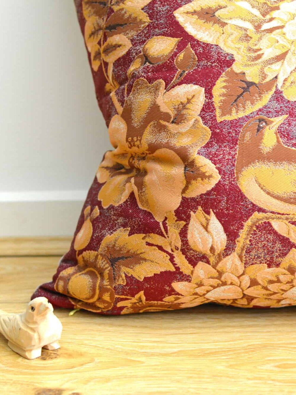 Tapestry and Velvet Fabric Cushion Cover
