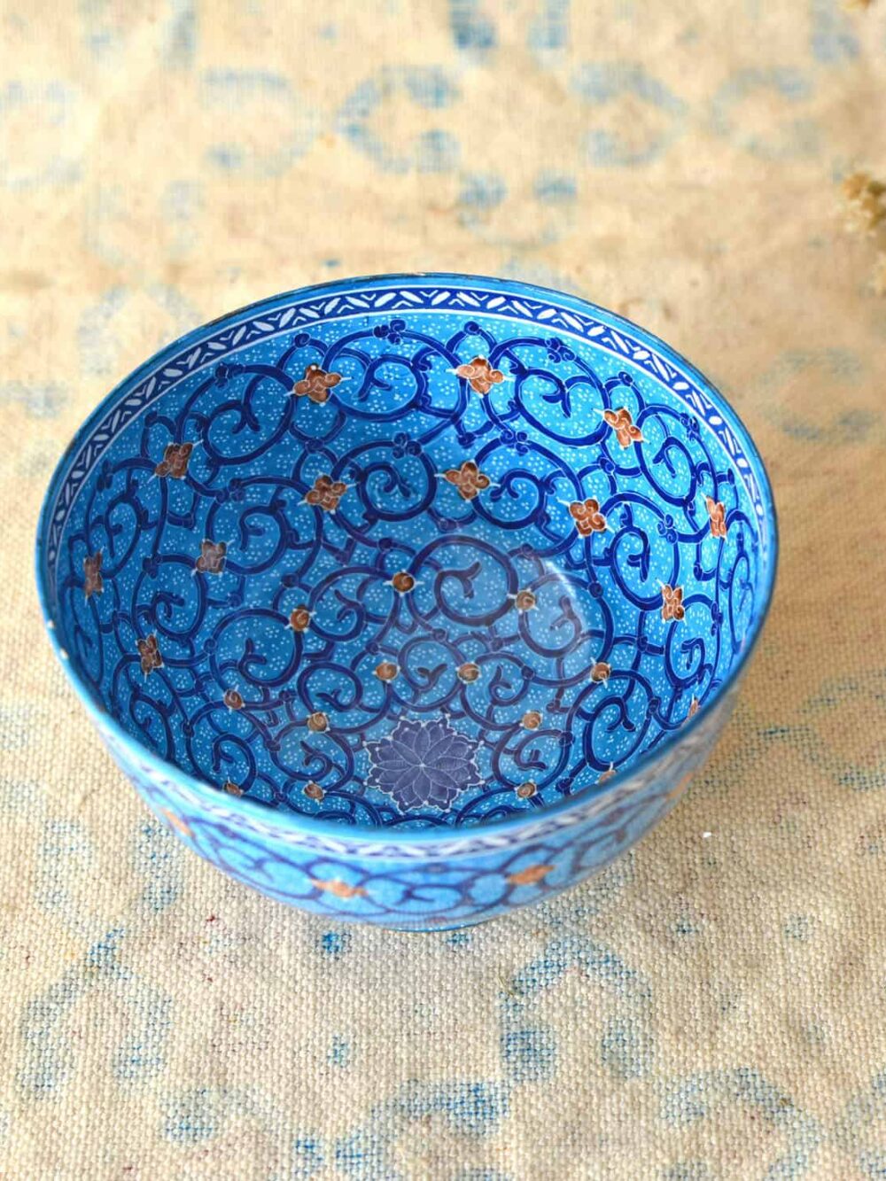 Hand painted Enamelled Bowl (MinaKari)