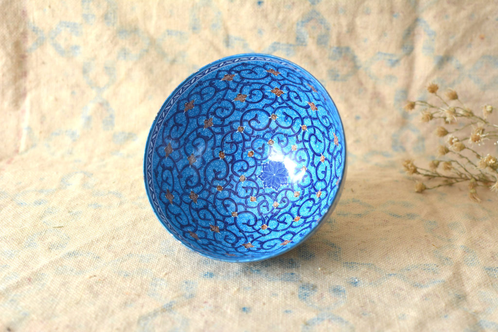 Hand painted Enamelled Bowl (MinaKari)
