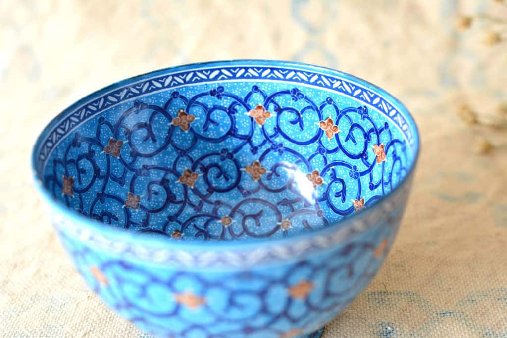 Hand painted Enamelled Bowl (MinaKari)