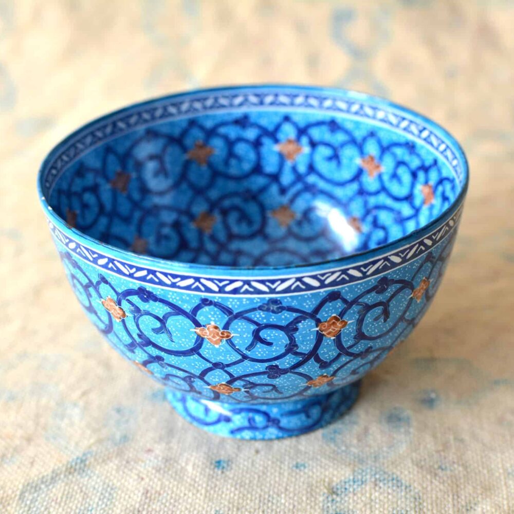 Hand painted Enamelled Bowl (MinaKari)