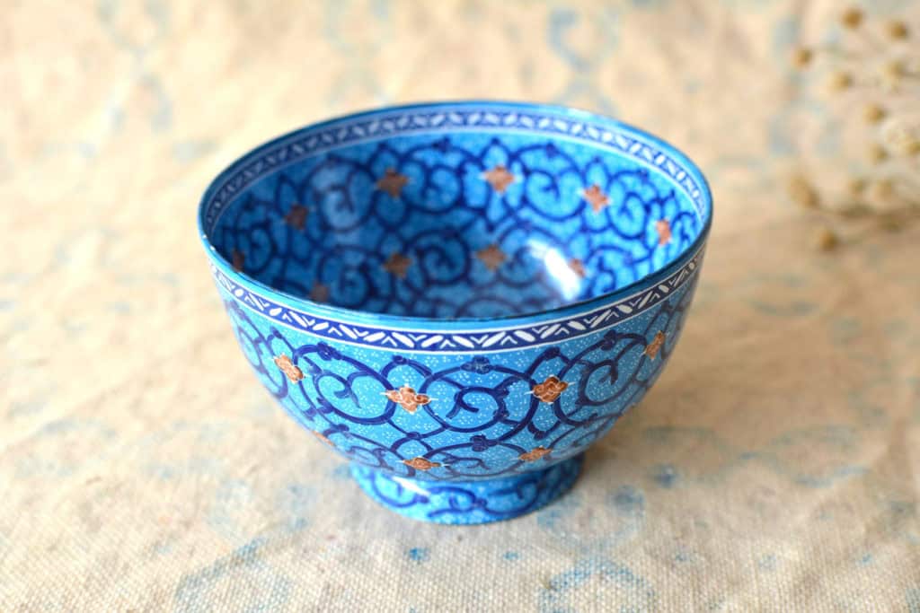 Hand painted Enamelled Bowl (MinaKari)