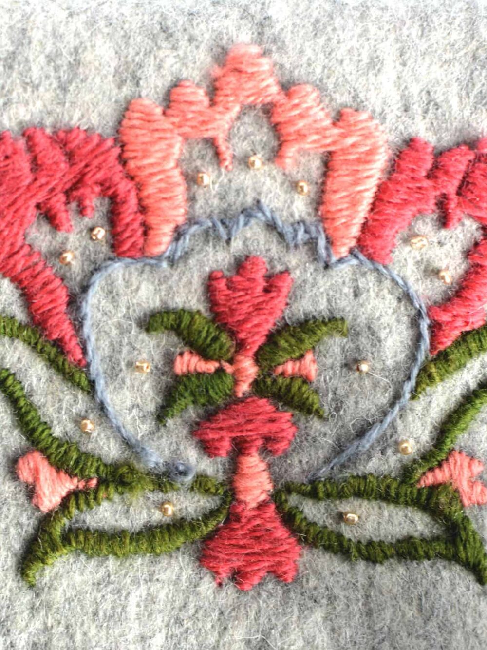 Handmade Wool-Felt Clutch Bag