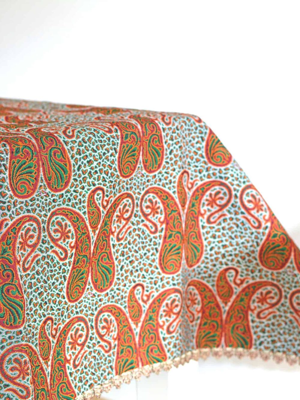 Grey And Red Termeh Tablecloth