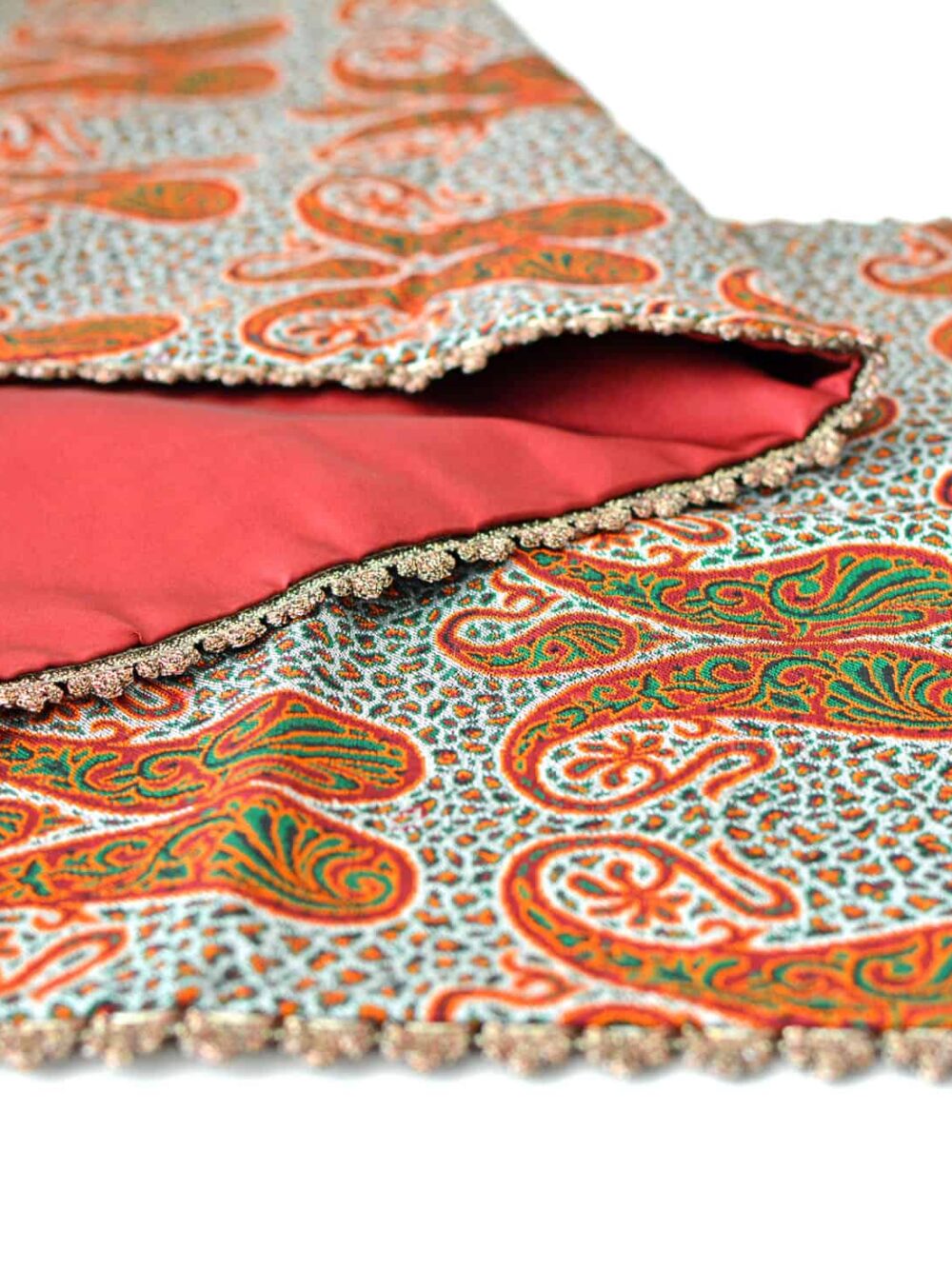 Grey And Red Termeh Tablecloth