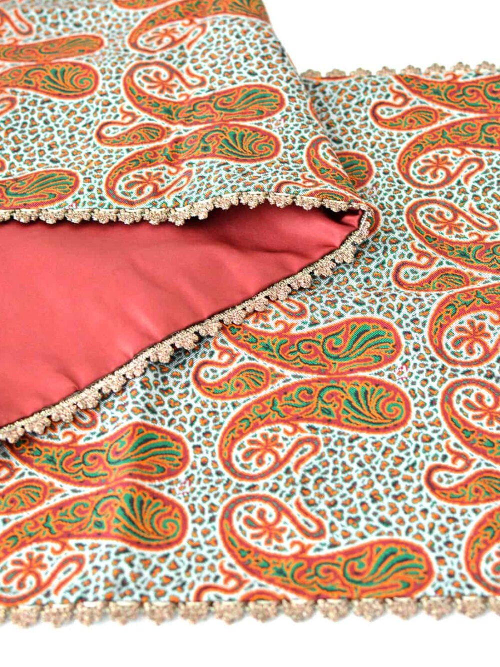 Grey And Red Termeh Tablecloth