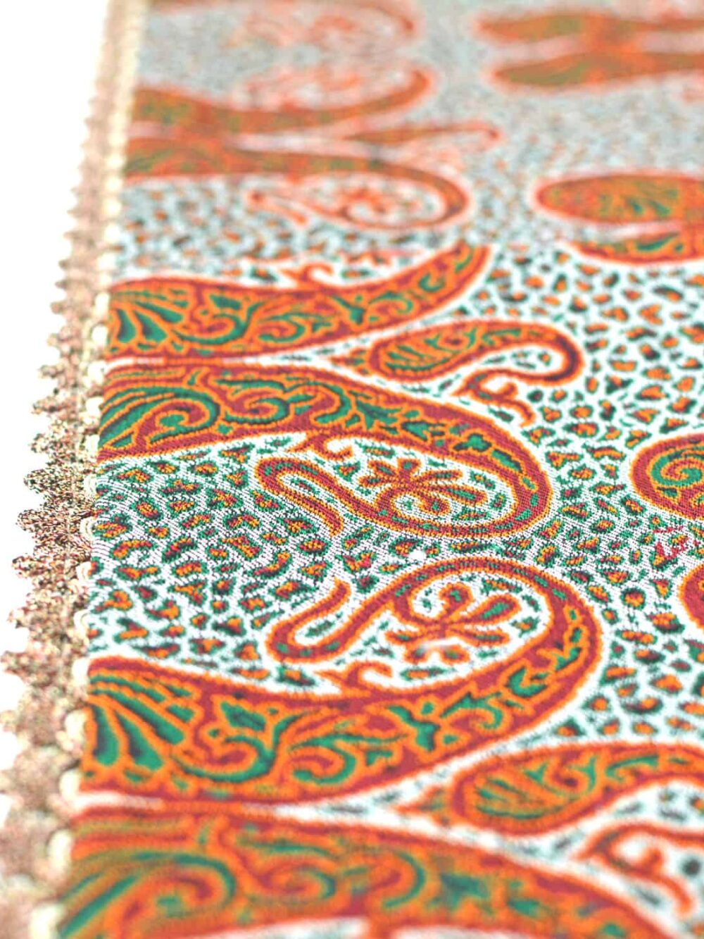 Grey And Red Termeh Tablecloth