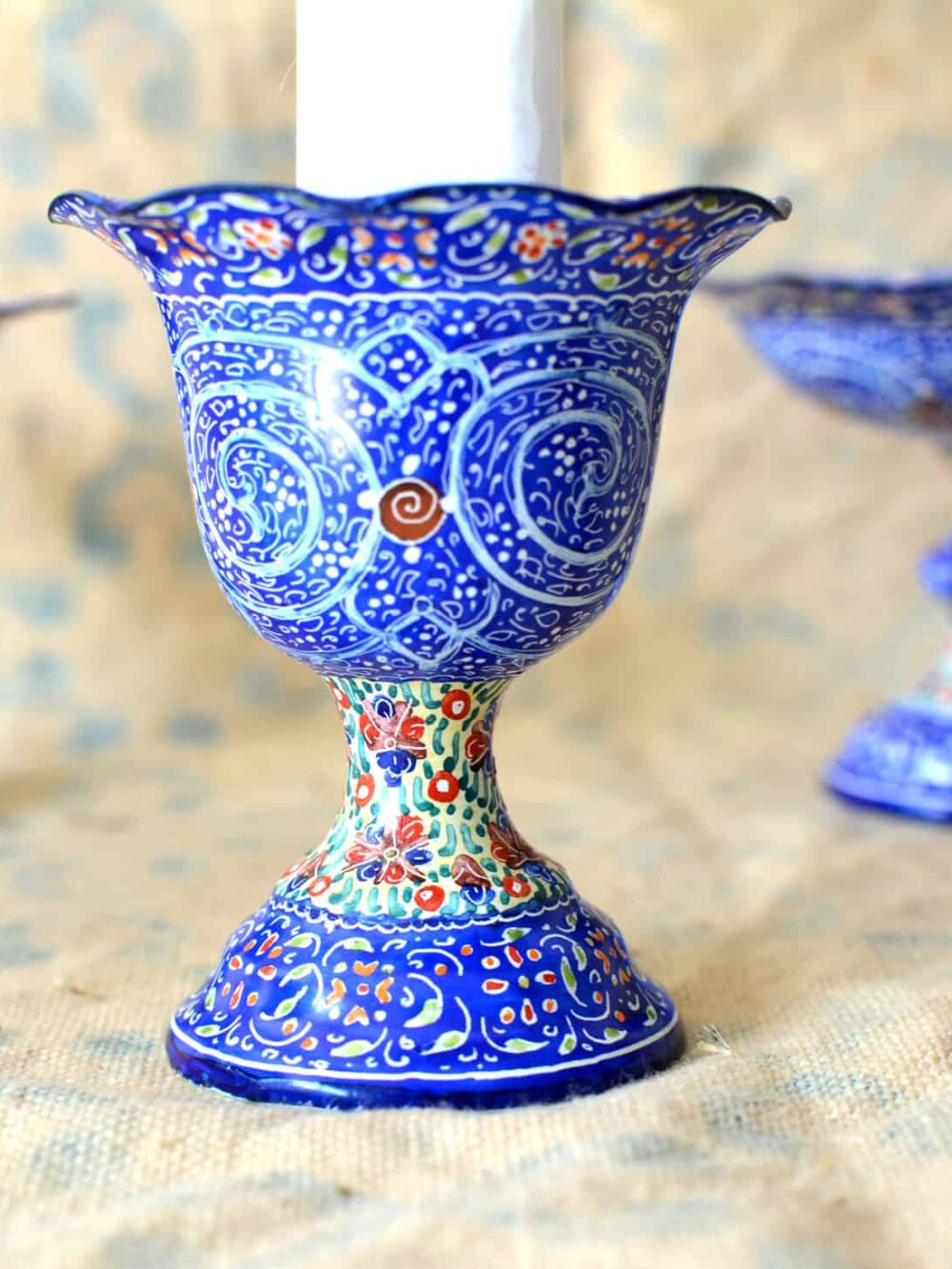 Set of 5 Hand-Painted Enamels