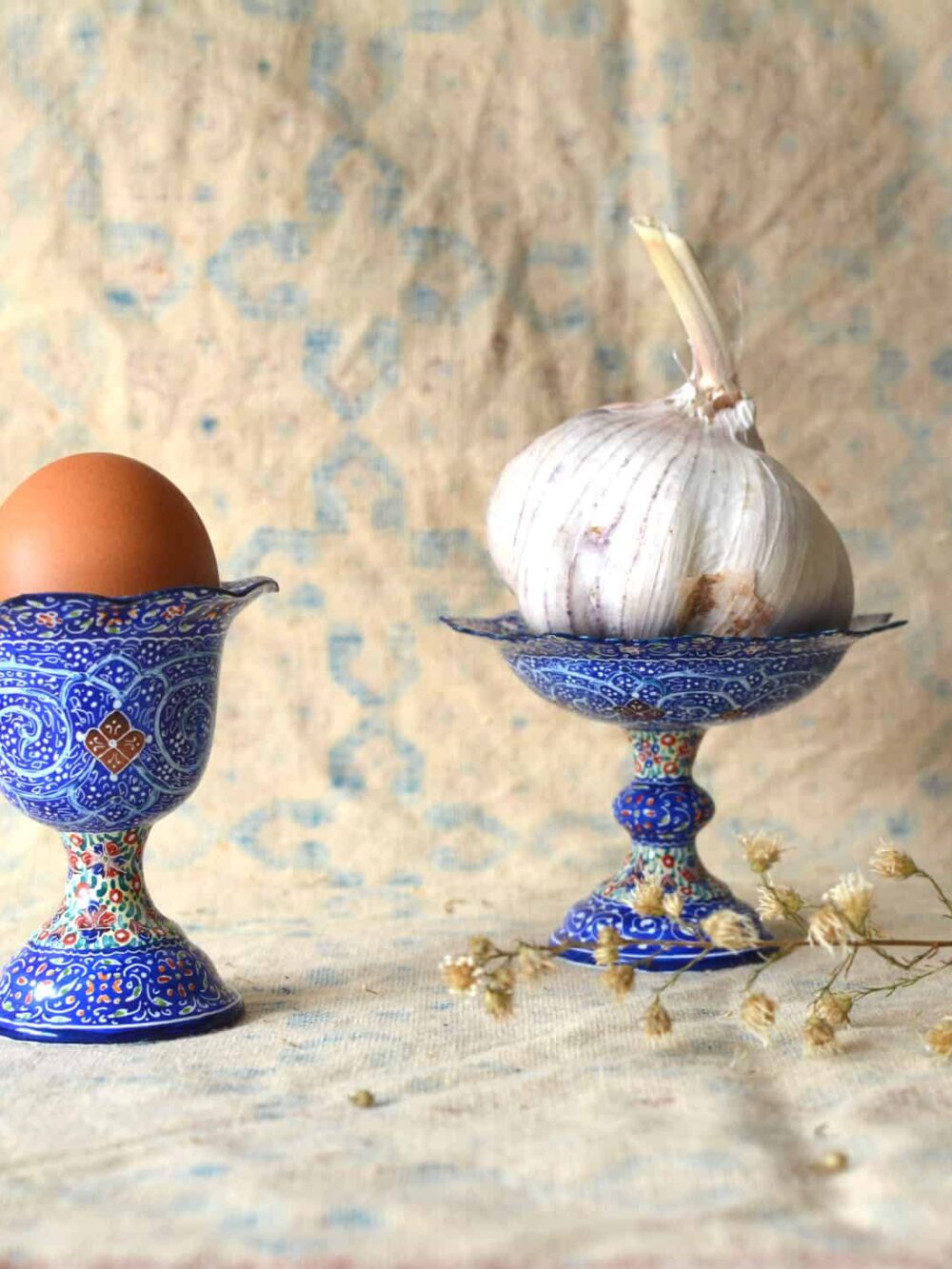 Set of 5 Hand-Painted Enamels