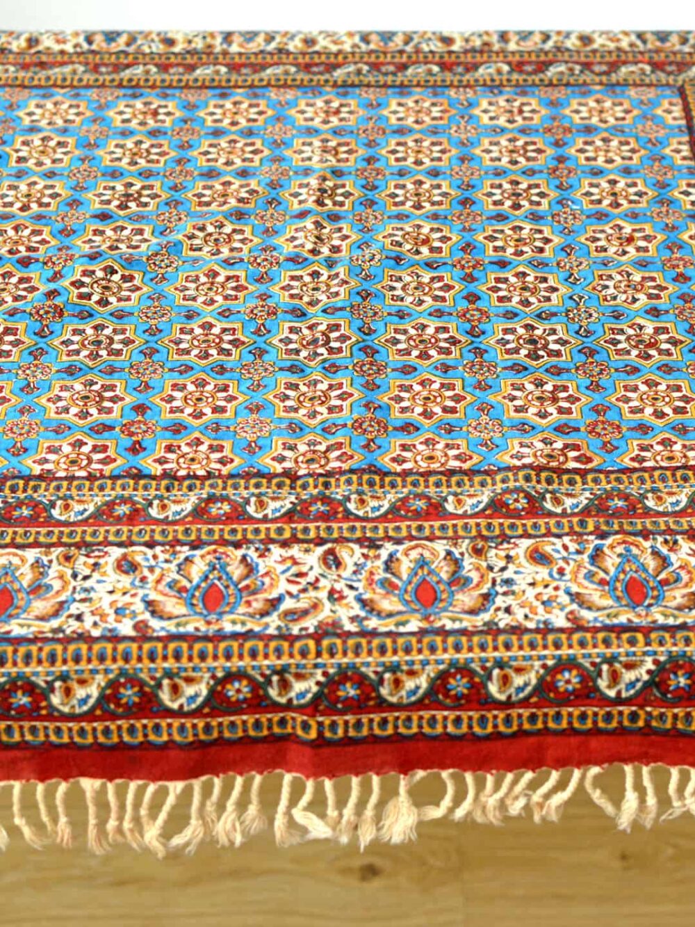 Cotton Hand-Blocked Print Tablecloth