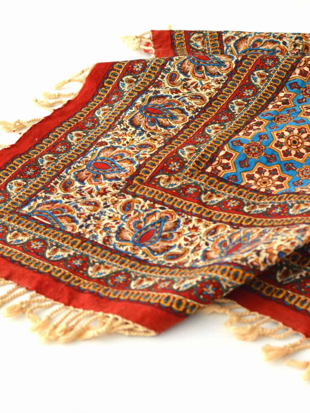 Cotton Hand-Blocked Print Tablecloth