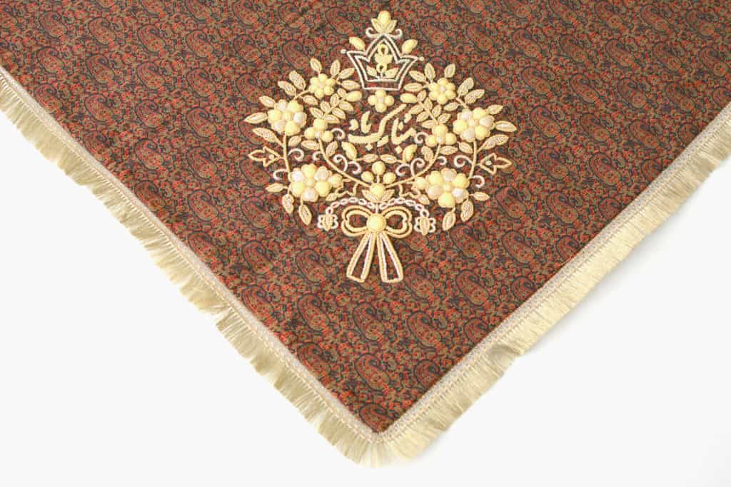Embroidery Termeh Tablecloth With Tassel-Fringe